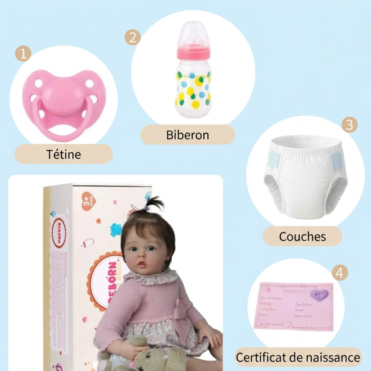 Bébé Reborn Fille Lola