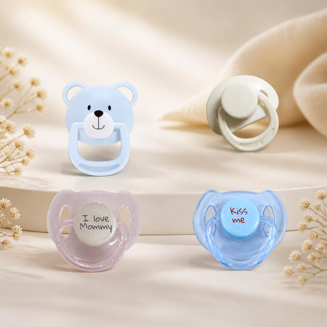 Lot de 4 Tétines Magnétiques pour Bébé Reborn