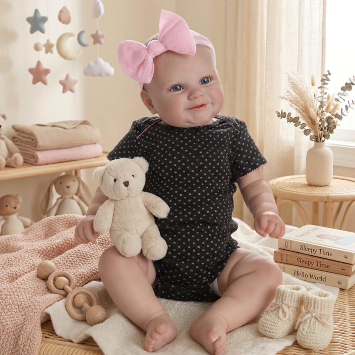 Bébé Reborn Fille Rose