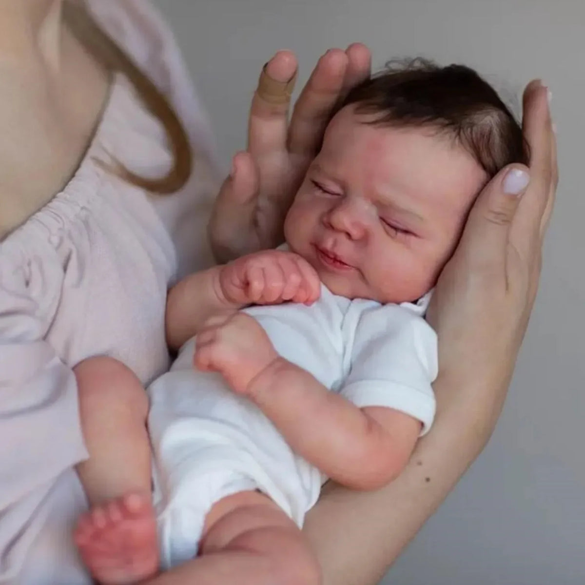 Poupée Bébé Réaliste BZDOLL 48cm - Silicone Souple