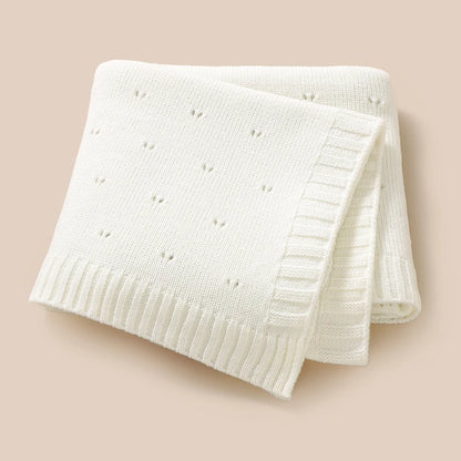 Couverture tricotée pour bébé, solide, pour nouveau-né, garçon et fille, couette de literie, 90x70CM, pour poussette, lange d'emmaillotage, sac de nuit Super doux à carreaux, chaud