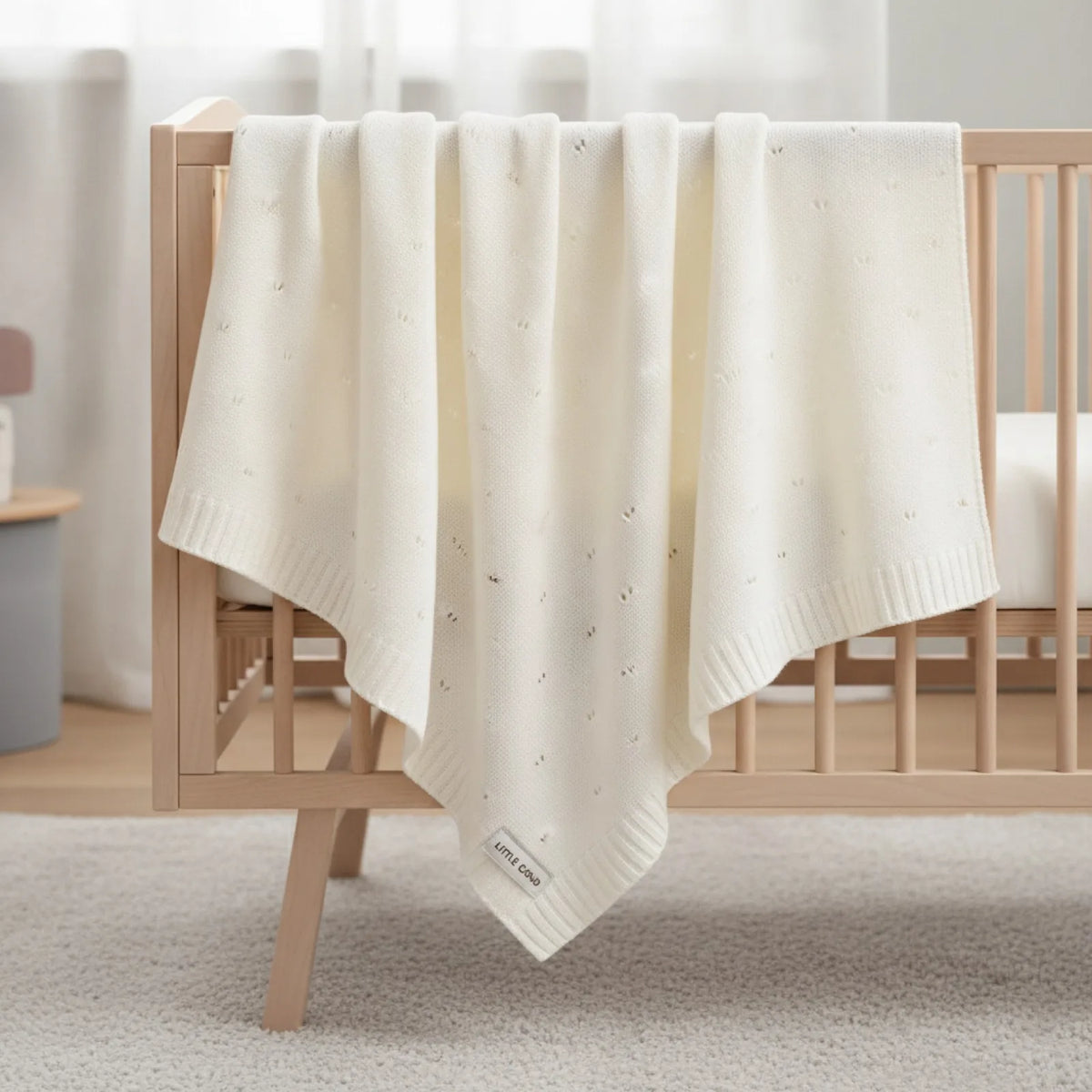 Couverture tricotée pour bébé, solide, pour nouveau-né, garçon et fille, couette de literie, 90x70CM, pour poussette, lange d'emmaillotage, sac de nuit Super doux à carreaux, chaud