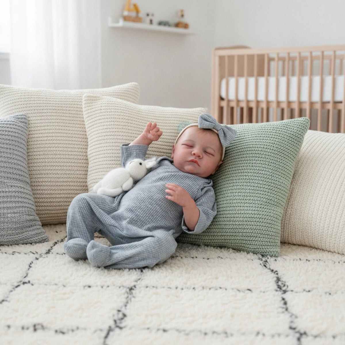 Réaliste Reborn bébé poupées 45 cm corps complet Silicone vinyle sommeil fille ressembler réel réaliste nouveau-né garçon bébés enfant en bas âge poupée