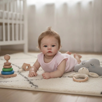 Poupées reborn réalistes de 18 pouces, corps entier en vinyle, poupées bébé fille réalistes, poupées bébé tout-petit, poupées réalistes comme des vraies poupées, poupées bébé réalistes avec cheveux pour enfants de 3 an