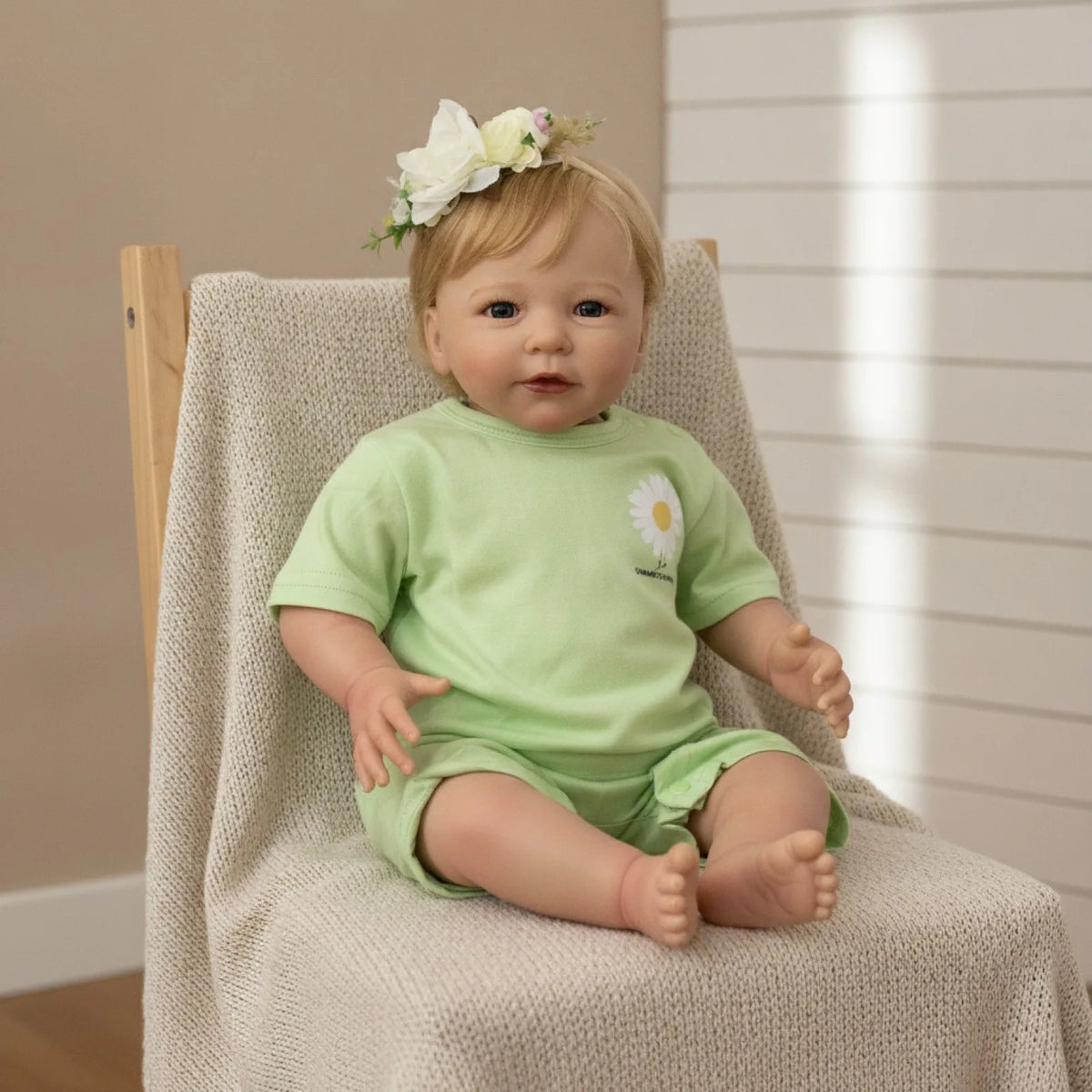 BZDOLL-Jouet de maison de jeu réaliste pour fille, silicone souple, beurre de bébé Reborn, peau 3D peinte à la main, veines visibles, mignon, 55 cm