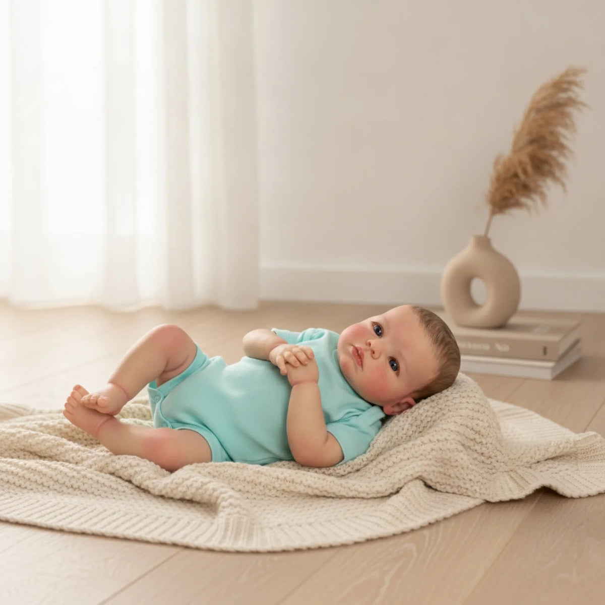 Cokela 20 pouces réaliste Reborn bébé poupée mignon vinyle poupée Simulation nouveau-né poupée européenne rétro bébé poupée jouets enfant cadeaux 50 cm