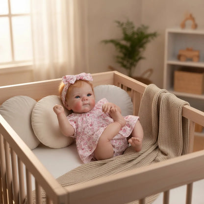 Poupée Reborn réaliste NPK de 18 pouces, bébé nouveau-né Bettie, corps en tissu, peinture multicouche, peau 3D, jouet de collection