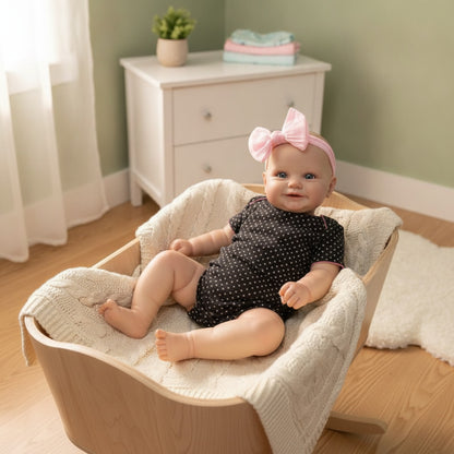 50CM Reborn bébé poupée enfant en bas âge réel doux corps complet vinyle Silicone tactile Maddie avec cheveux dessinés à la main de haute qualité poupée faite à la main