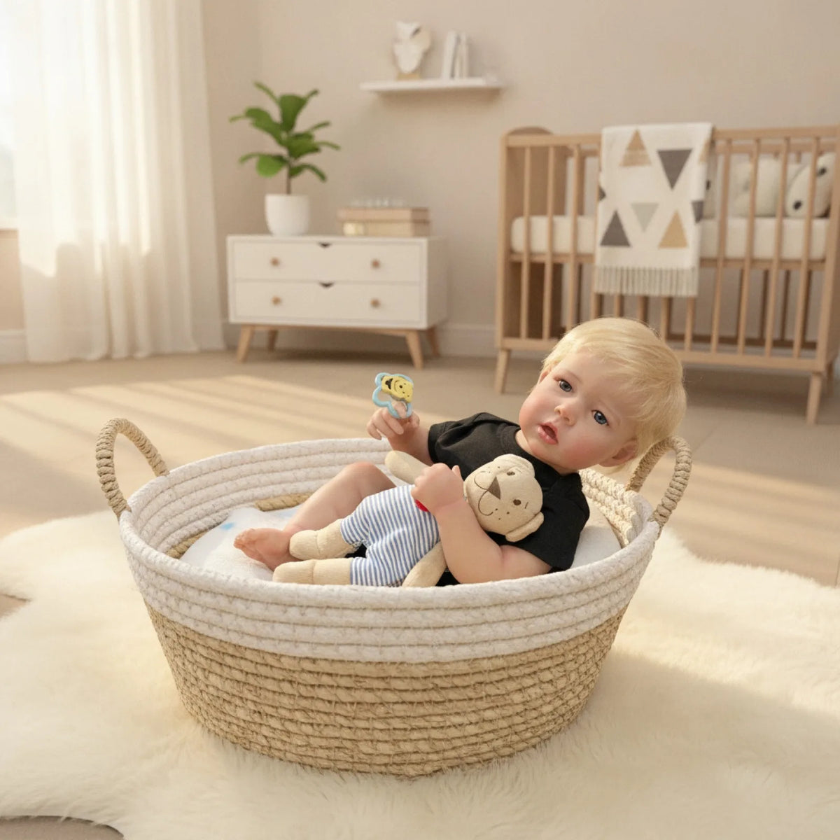 Cokela-Beurre doux pour nouveau-né, reborn, peau 3D avec veines visibles, fait à la main, mode, 22 pouces, 55cm