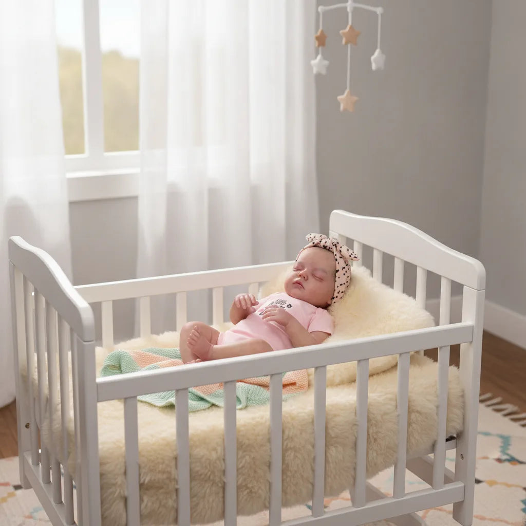 Poupée Bébé Alessia 48cm Réaliste Coton Doux