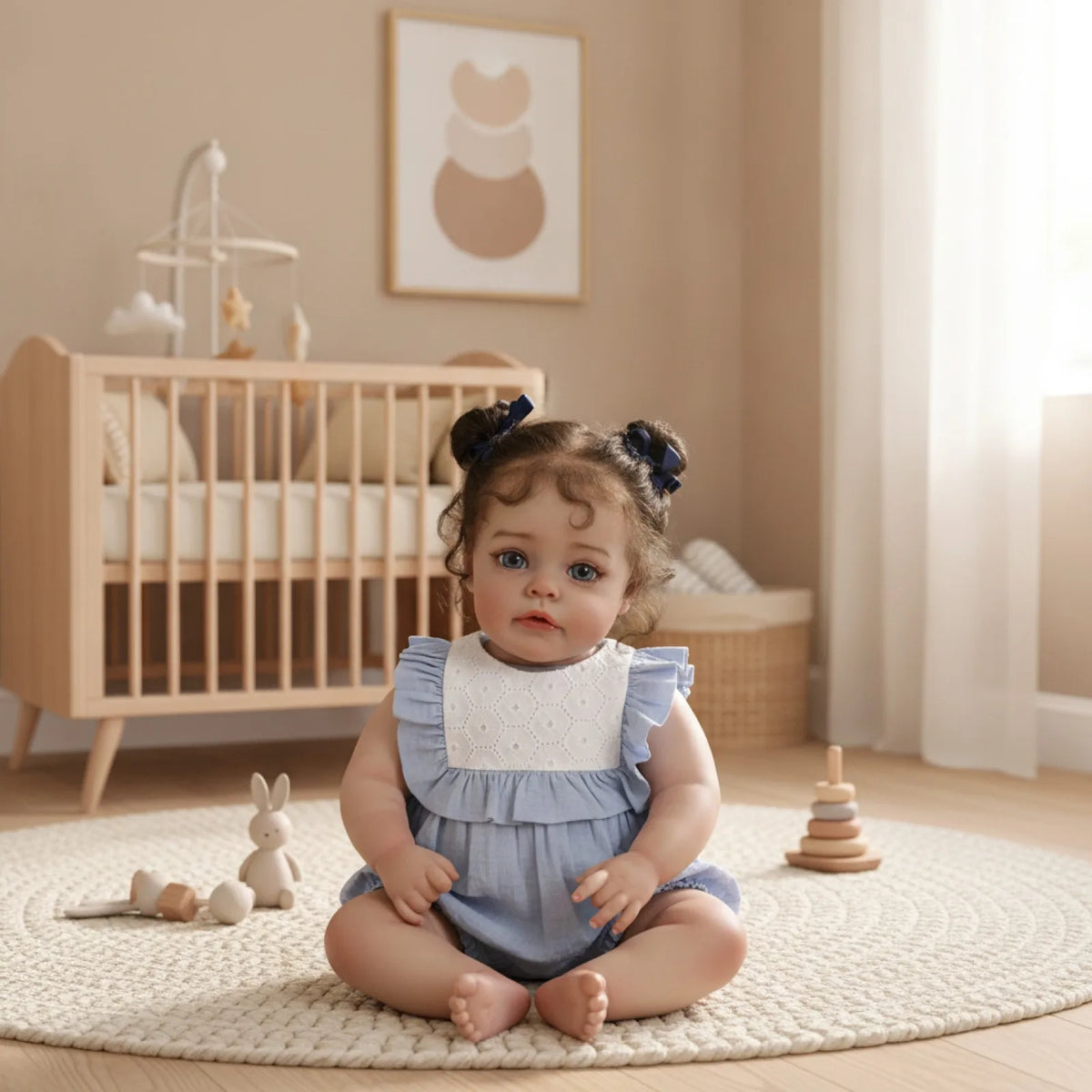 Poupées réalistes pour bébés filles, 20 pouces (48 cm), poupées réalistes qui ressemblent à un vrai nouveau-né, poupée bébé anatomiquement correcte, jouet, cadeaux de Noël